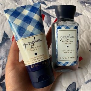 B&B Works Gingham Travel Set